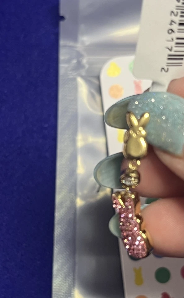 Pendientes Alex and Ani Easter Peeps Crystal Bunny Nuevos Foto 4 de 4