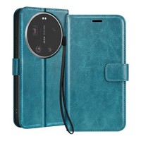 Mayaxess, Wallet Etui FüR Xiaomi 17 Ultra Mit Schlaufe Und Standfunktion, TüRkis