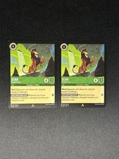 Disney Lorcana Scar Vengeful Lion 93/204 En 5 NM X 2