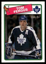1988-89 O-Pee-Chee Tom Fergus Toronto Maple Leafs #214