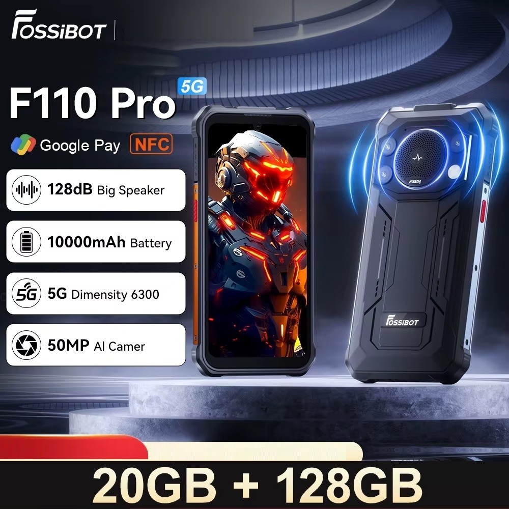 Global Version FOSSiBOT F110 PRO 5G Robust Handys 20GB+128GB