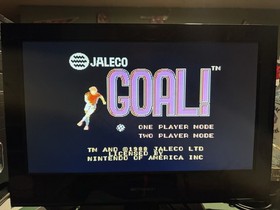 Goal Nintendo NES 1989 Video Game, Tested, Working Manual And Sleeve