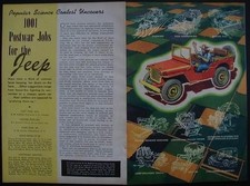 Post War Jeeps 1944 WWII Army Jeep Contest pictorial