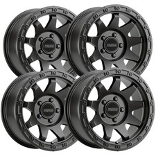 (Set of 4) Method MR317 18x9 5x150 +18mm Matte Black Wheels Rims 18" Inch
