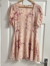 LoveShackFancy Cora Silk Mink Dress. Size L