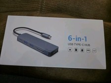 6-in-1 USB Type-C HUB, NEW