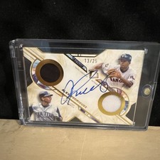 2025 Topps Diamond Icons Dual Team Autographed Relics Alex Rodriguez #DTA-AR /25