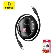 X FC Bayern Munich Retractable 100W USB C Cable for Iphone 15 16 Macbook Ipad Fa