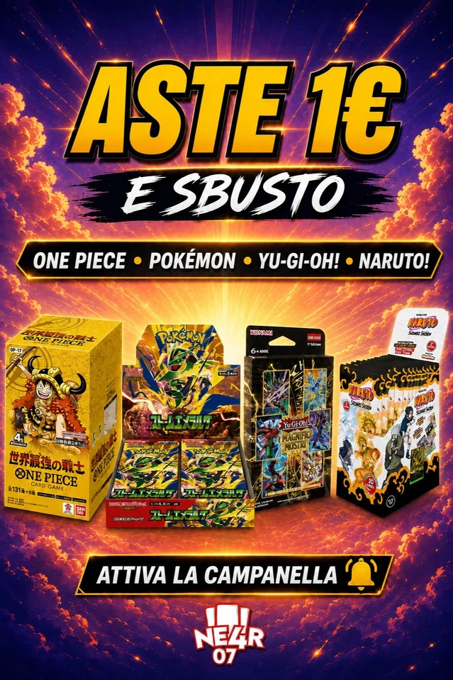 POKÉMON ONE PIECE DRAGONBALL – RIP E SHIP | ASTE DA 1€