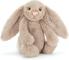 Jellycat Bashful Beige Bunny Stuffed Animal, Medium 12 Inches - Rabbit and Bunny