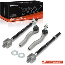 A-Premium 4x Tie Rod End Front Outer & Inner for Chevy Silverado 1500 GMC Sierra