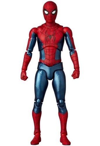 MAFEX No.262 Spider-Man New Red & Blue Suit 150mm Figure w/4 Heads