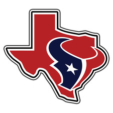 Houston Texans State Logo 4 Football Sticker Waterproof Vinyl Decal Die-Cut Car