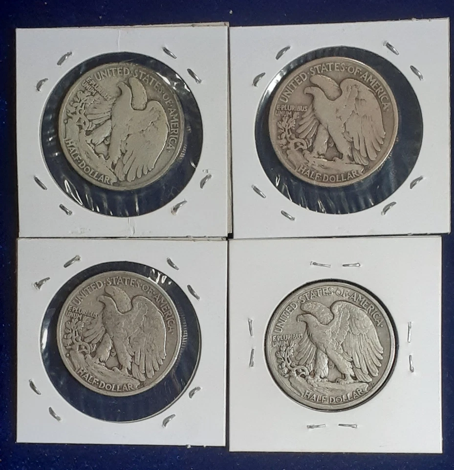 1928 - 1929 - 1934 (2) Walking Liberty half Dollar - Image 2 of 2