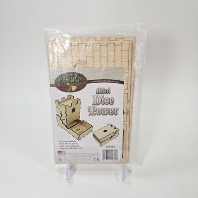 The Broken Token Castle Dice Tower D1T001 Crafts - Folds Supports Full Size Dice