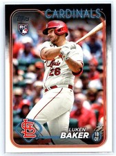 2024 Topps #207 Luken Baker RC - St. Louis Cardinals