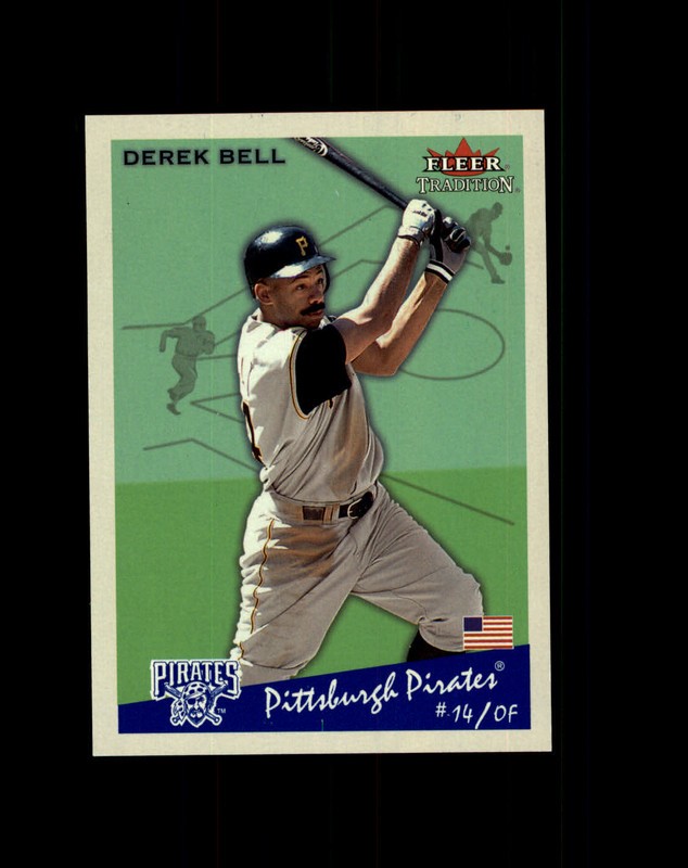Derek Bell 2002 Fleer Tradition Glossy /200 #167 Pittsburgh Pirates