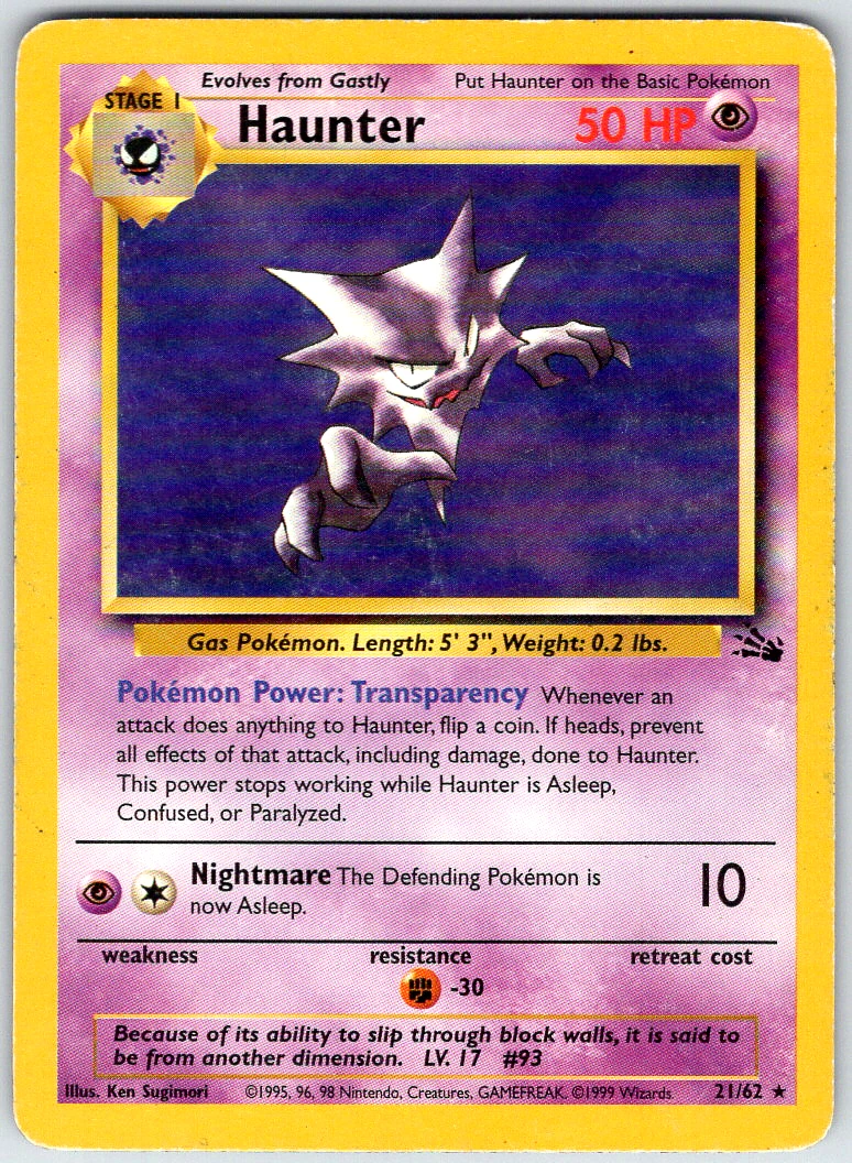 Haunter Pokémon TCG Cards for sale | eBay