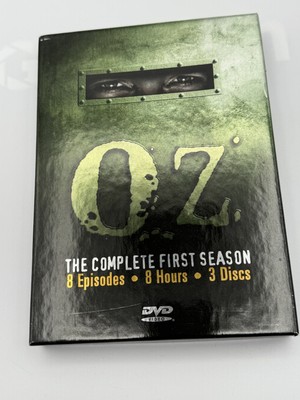 Oz Complete First Season DVD Set 8 Episodes 3 Discs HBO Drama TV Prison Series