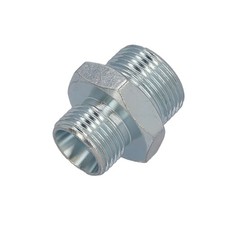 Doppelstutzen M18x1,5 M22x1,5 mm Verschraubung Reduzierung Adapter Druckluft LKW