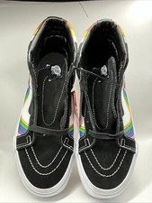 NWT Vans Sk-8 High-Top Sneakers Size 4.5 MENS/6.0 WOMENS Black Reissue Refract