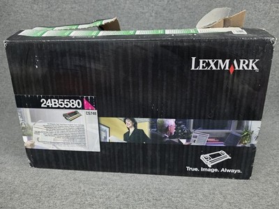 Lexmark 24B5580 Magenta High Yield Tonerkassette CS748 Open Box versiegeltes Gerät