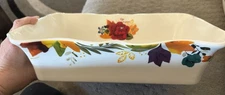 Pioneer Woman Scalloped Deep Dish Rectangular Baking Dish Timeless Floral Fall