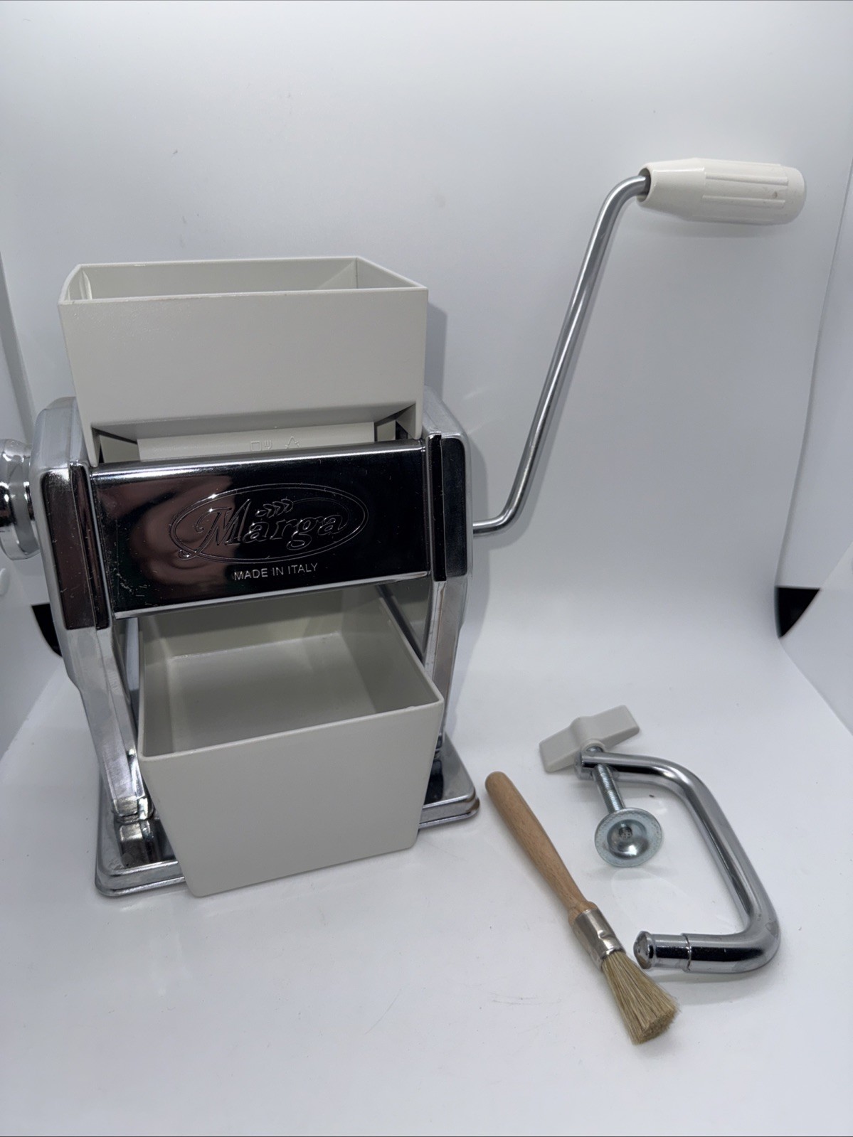 MARCATO Marga Steel Mill & Grain Crusher Manual Grinder Machine Italy New A4
