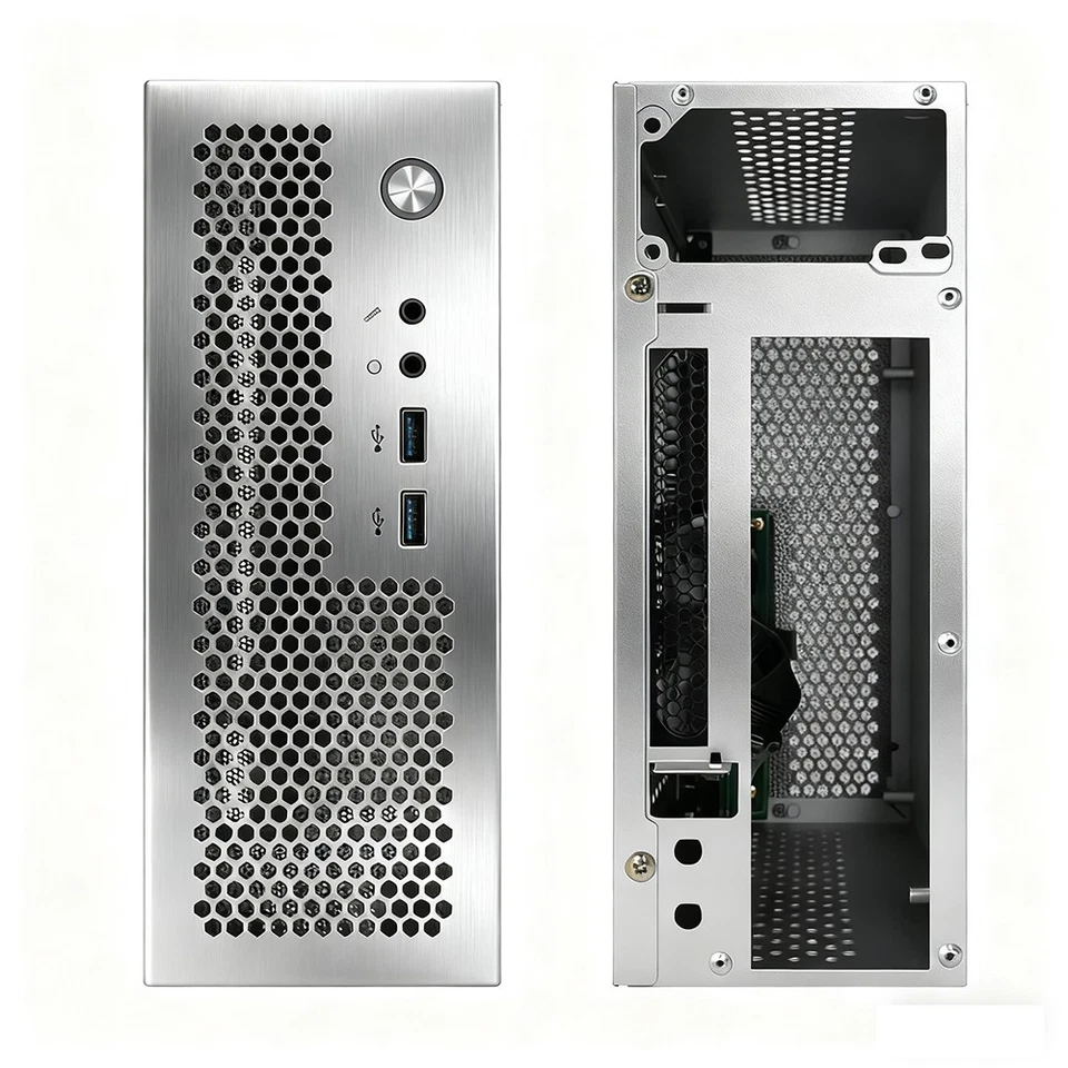 A09 Mini ITX Chassis HTPC Portable Computer Case Support Small 1 U Power Supply - Image 2 of 4