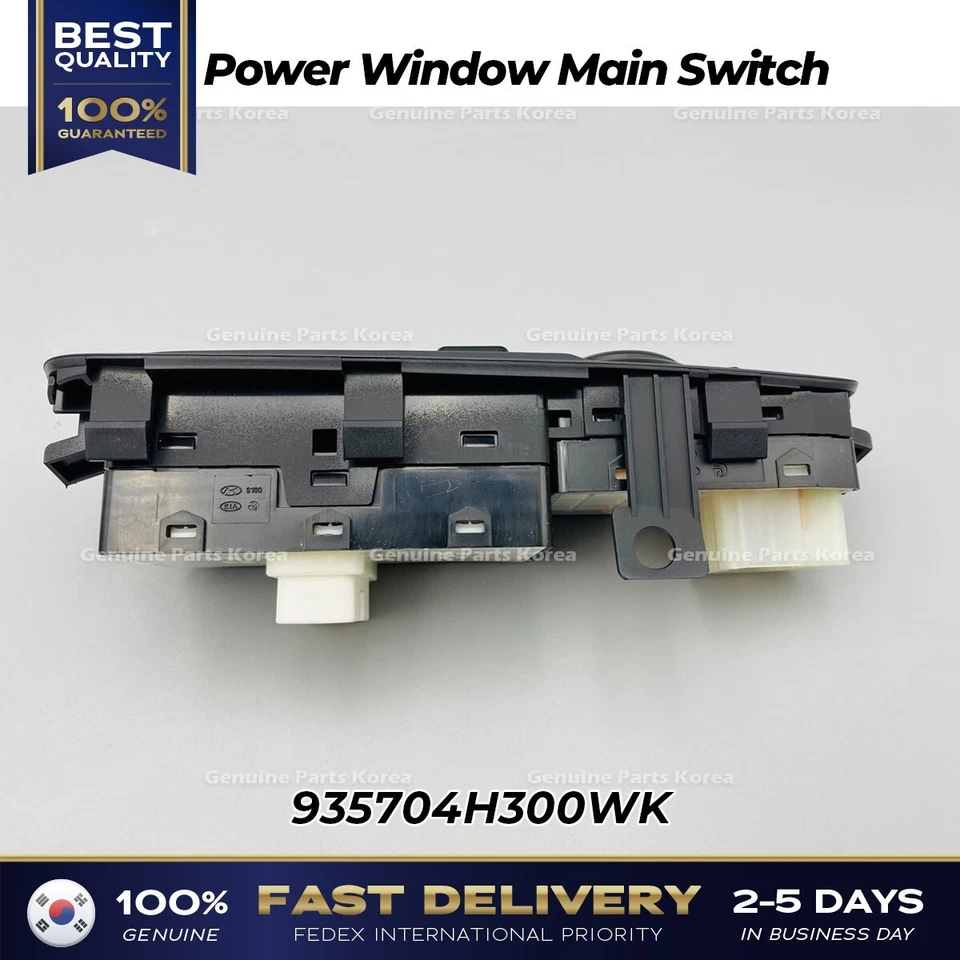 ⭐Genuine⭐ Power Window Main Switch 935704H300WK for Hyundai H1 - Изображение 4 из 4