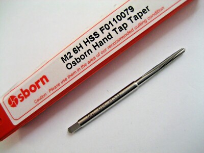 M2 x 0,4 HANDGEWINDEBOHRER KEGEL ERSTE LEITUNG HSS EUROPA WERKZEUG OSBORN F0110079 P255