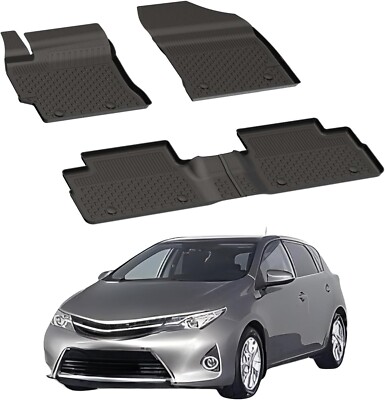 Floor Mats for Toyota Auris 2012-2018 | Custom Fit Floor Liner for Cars Black