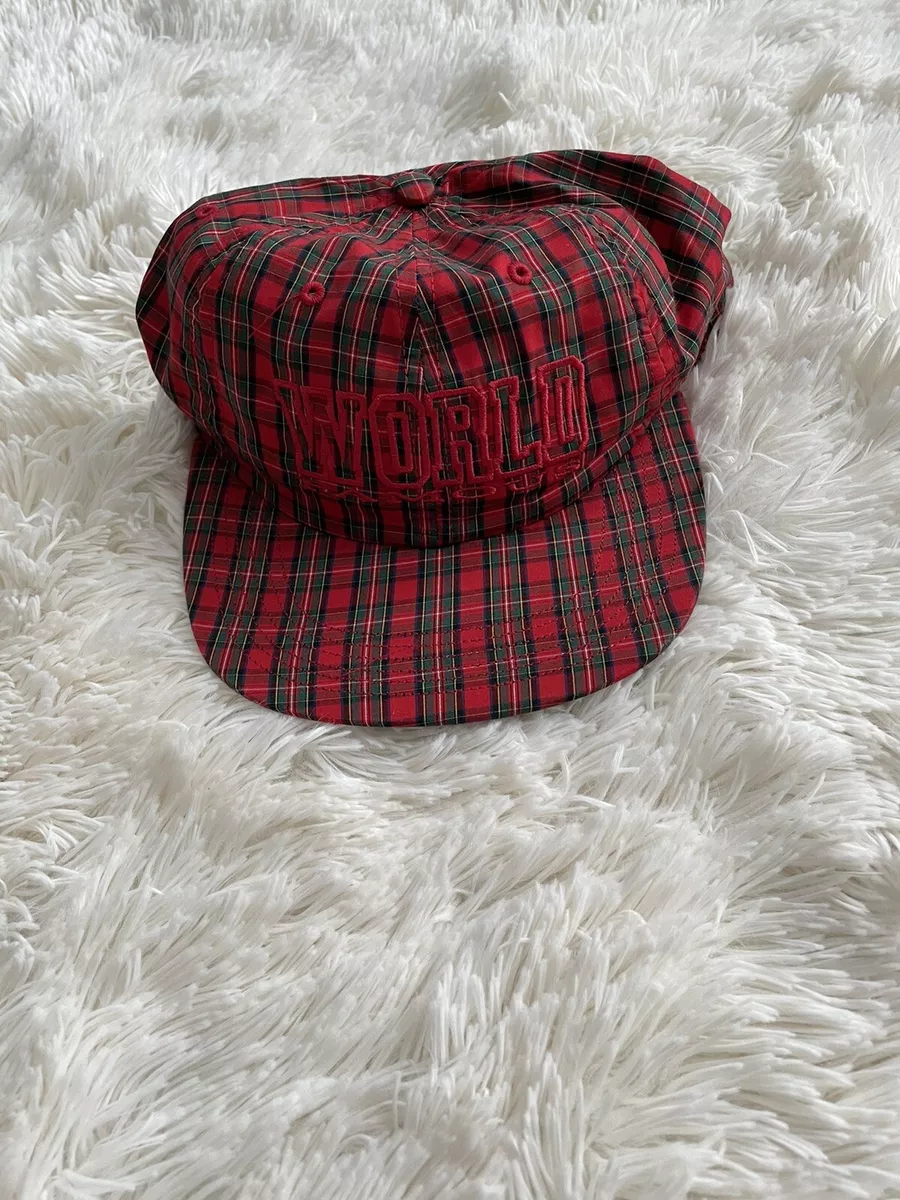 New Supreme World Famous Plaid 6-Panel Cap Camp Hat 5 Classic Fall Winter 2016