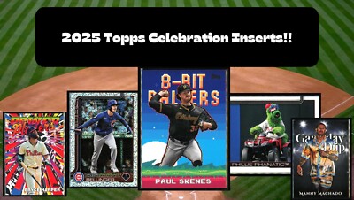 2025 Topps Celebration 8Bit -Mascot - Power Players  - Gameday Drip - You Pick!