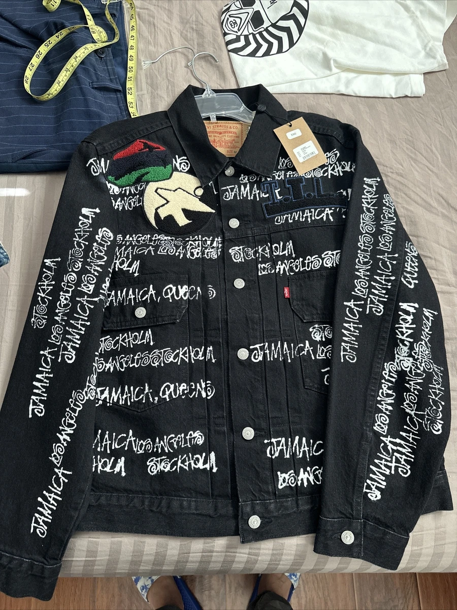 Stussy Our Legacy Levi's Type 2 TruckerJacket Black Medium Size M