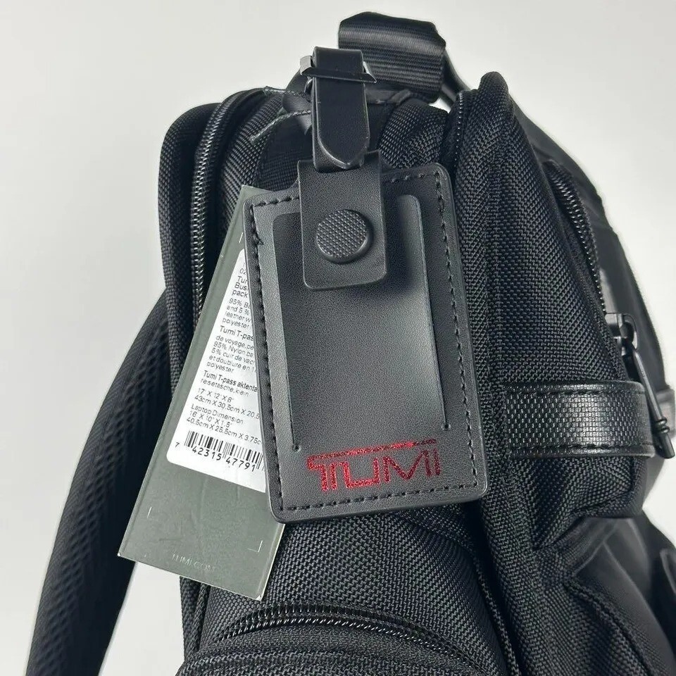 Tumi Alpha 3 Backpack Shoulder Bag Business Sports Nylon Black