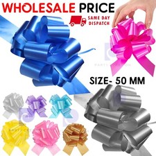 PULL BOWS LARGE 50mm QUALITY Wedding Car Present Christmas Party Gift Wrap