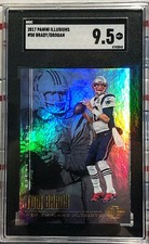 2017 PANINI ILLUSIONS TOM BRADY, #58, BRADY & GROGAN, GRADED SGC 9.5 MINT PLUS
