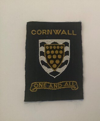 Cornwall England One and All Patch V3