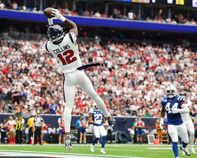 Nico Collins Touchdown Catch Houston Texans 8x10 NFL Football Photo | eBay
