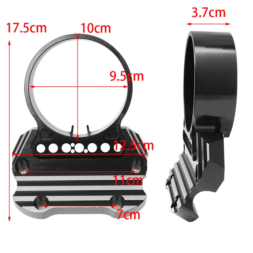 Speedometer Bracket Relocation Indicator Cover for Harley Sportster XL883 XL1200 - Imagem 2 de 4