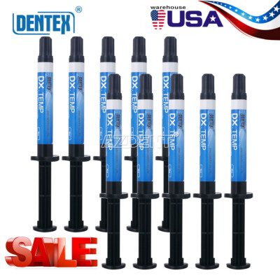 Dentex Temporary Flowable Composite Resin - Dental Filling Material, Blue, Light Cure, 2.5g Syringe 3 thumbnail image