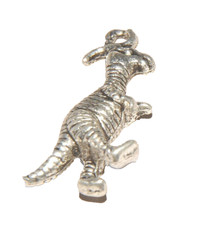 Dinosaur 2 Charm Tibetan Silver  J1212