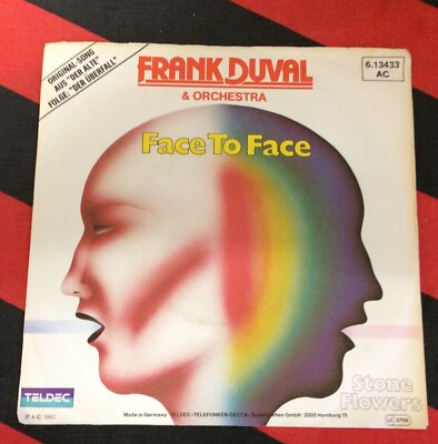 Frank Duval & Orchestra Face to Face / Stone Flowers 7  Teldec 1982