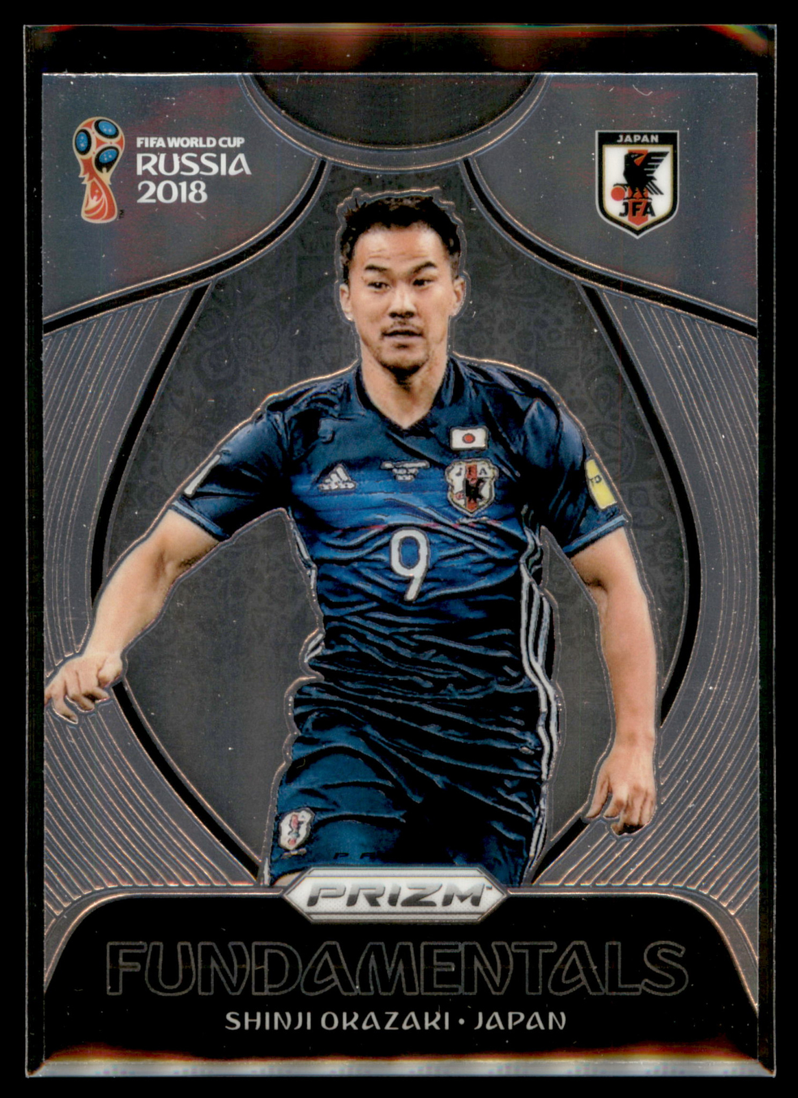 2018 Panini Prizm World Cup Soccer Fundamentals #F-9 Shinji Okazaki - Japan Qty