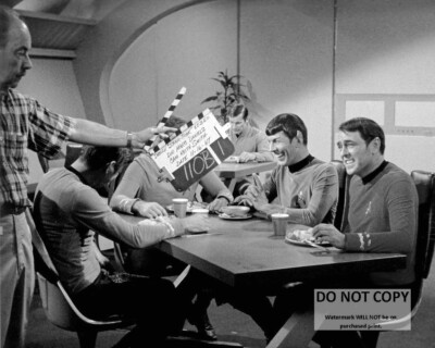 WILLIAM SHATNER DeFOREST KELLY LEONARD NIMOY STAR TREK SET 8X10 PHOTO ...