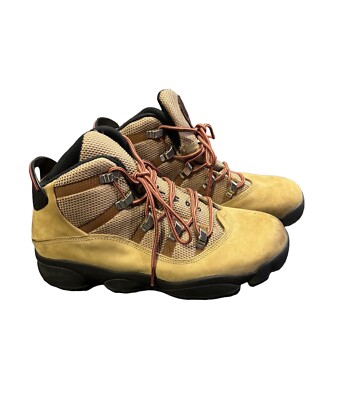 Nike Air Jordan Winterized Rings Rocky Tan Red Boots 414845-202 Mens Size 