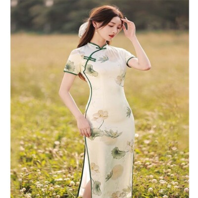 off shoulder dresses summer Boho Long Summer Sundress – Off-Shoulder Slit Skirt Floral Maxi Dress in White | Women's Boho Fashion | XS