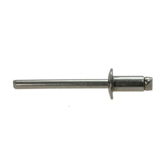 Qty 100 Dome Rivet 73 STST 5-4 ALL Stainless G304 (5/32" - 4mm x 11.4mm ...