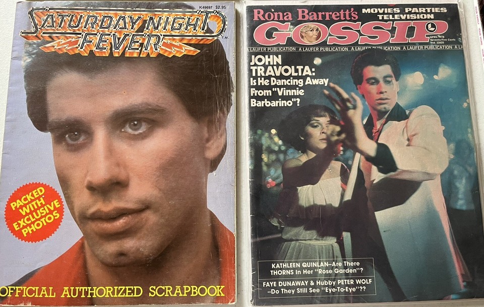 Lot 5 Rare Magazine John Travolta Hollywood 1976 1978 Saturday Night
